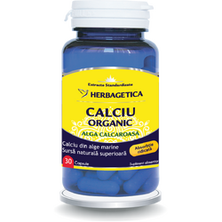 Calciu Organic 30cps HERBAGETICA