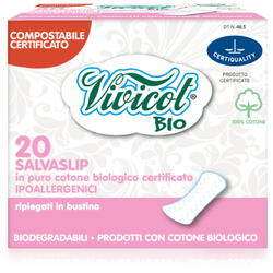 Protej Slip din Bumbac Organic si Hipoalergenic Normal 20buc VIVICOT