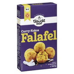 Mix pentru Falafel cu Cocos si Curry fara Gluten Ecologic/Bio 160g BAUCKHOF