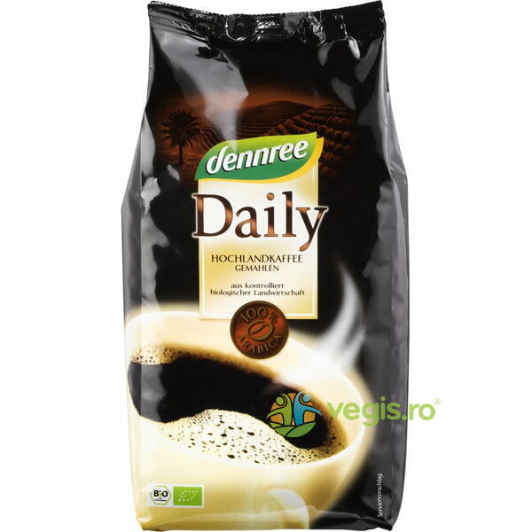 Cafea Daily Ecologica/Bio 500g, DENNREE, Cafea, 1, Vegis.ro