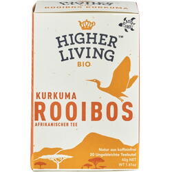 Ceai Rooibos cu Turmeric Ecologic/Bio 20 plicuri HIGHER LIVING