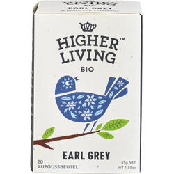 Ceai Negru Earl Grey Ecologic/Bio 20 plicuri HIGHER LIVING