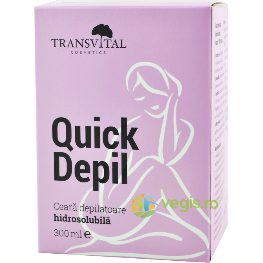 Quick Depil – Ceara Depilatoare Naturala Hidrosolubila 300g 300g Cosmetice