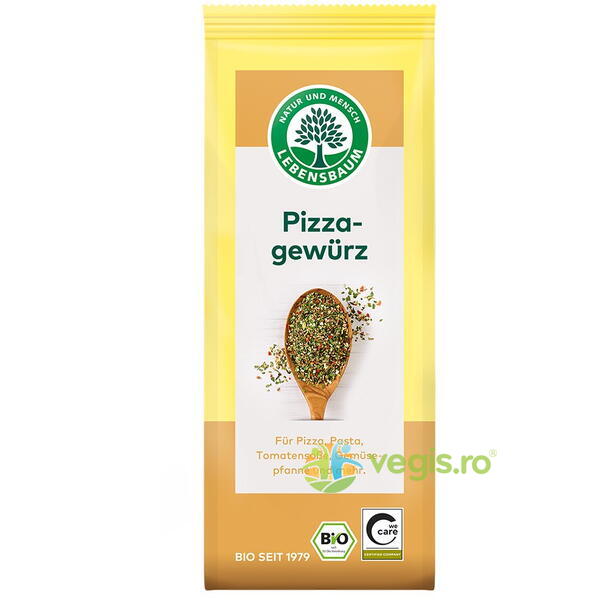 Condiment pentru Pizza Ecologic/Bio 30g, LEBENSBAUM, Condimente, 1, Vegis.ro