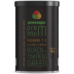 Green Sugar Premium 1:2 Pulbere 500g REMEDIA