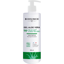 Gel cu Aloe Vera 98% Ecologic/Bio 500ml BIOSINCE 1975