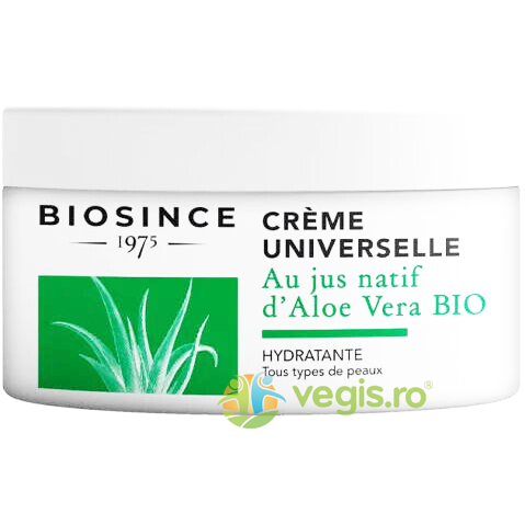 Crema Universala cu Aloe Vera Ecologica/Bio 200ml, BIOSINCE 1975, Dermatocosmetice, 1, Vegis.ro