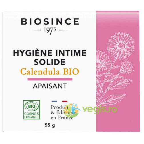 Baton Calmant pentru Igiena Intima cu Galbenele Ecologic/Bio 55g, BIOSINCE 1975, Ingrijire & Igiena Intima, 1, Vegis.ro