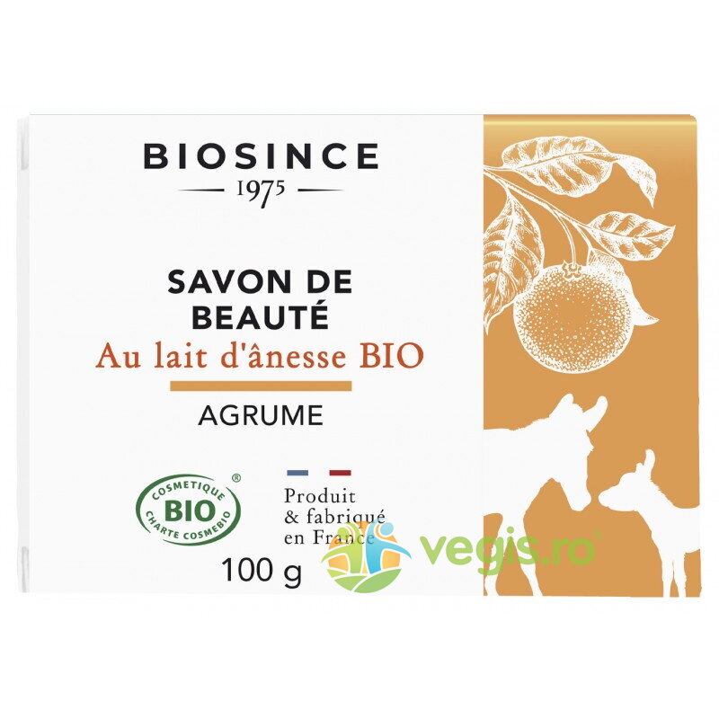 Sapun cu Lapte de Magarita si Citrice Ecologic/Bio 100g 100g| Cosmetice