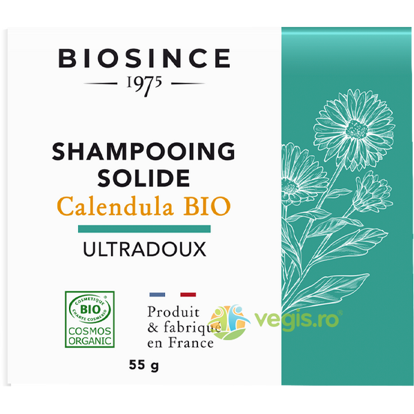 Sampon Solid cu Galbenele Ultrabland Ecologic/Bio 55g, BIOSINCE 1975, Dermatocosmetice, 1, Vegis.ro