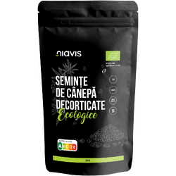 Seminte de Canepa Decorticate fara Gluten Ecologice/Bio 200g NIAVIS