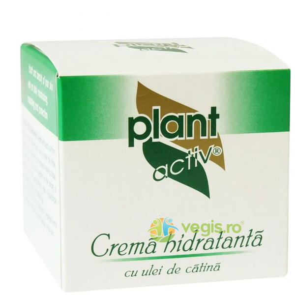 Crema Hidratanta cu Ulei de Catina 50g, PLANT ACTIV, Cosmetice ten, 2, Vegis.ro