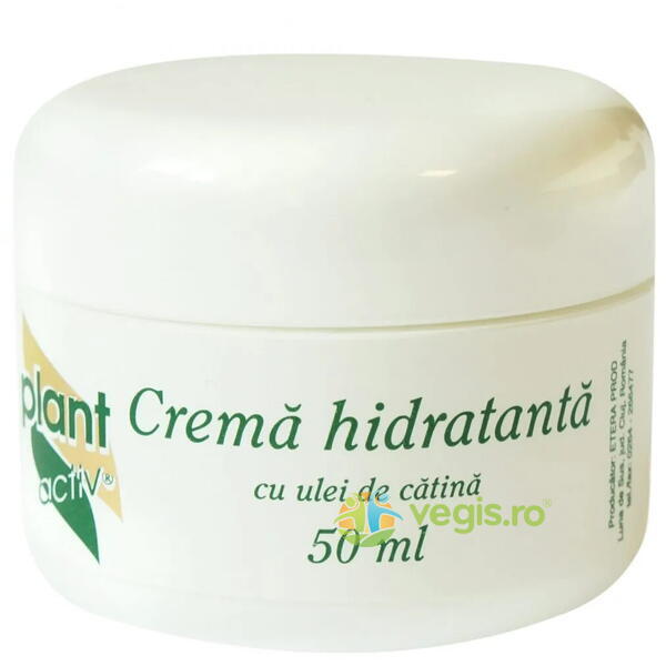 Crema Hidratanta cu Ulei de Catina 50g, PLANT ACTIV, Cosmetice ten, 2, Vegis.ro