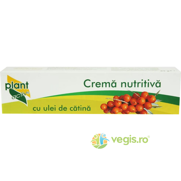 Crema Nutritiva cu Ulei de Catina 65g, PLANT ACTIV, Cosmetice ten, 1, Vegis.ro