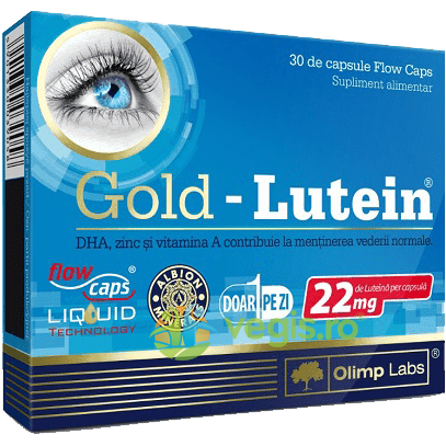 Gold Lutein 30cps, DARMAPLANT, Remedii Capsule, Comprimate, 1, Vegis.ro