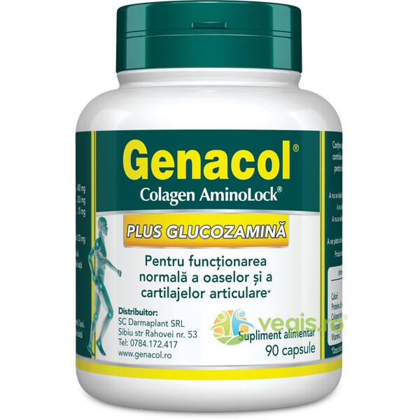 Genacol Plus Glucozamina 90cps, DARMAPLANT, Capsule, Comprimate, 1, Vegis.ro