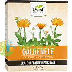 Ceai de Galbenele 50g, DOREL PLANT, Ceaiuri vrac, 1, Vegis.ro