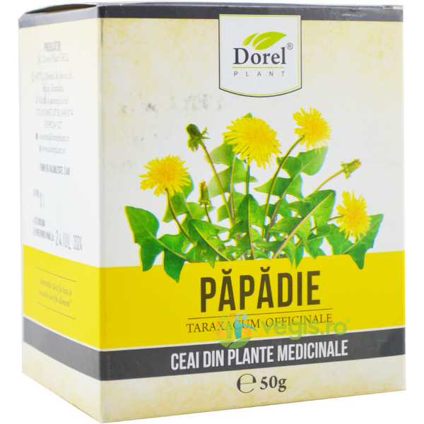 Ceai de Papadie 50g, DOREL PLANT, Ceaiuri vrac, 1, Vegis.ro