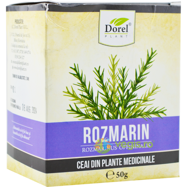 Ceai de Rozmarin 50g, DOREL PLANT, Ceaiuri vrac, 1, Vegis.ro