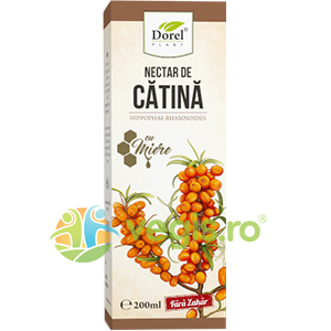 Nectar de Catina cu Miere fara Zahar 200ml, DOREL PLANT, Siropuri, Sucuri naturale, 1, Vegis.ro
