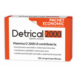 Detrical (Vitamina D3) 2000U.I 120cpr ZDROVIT