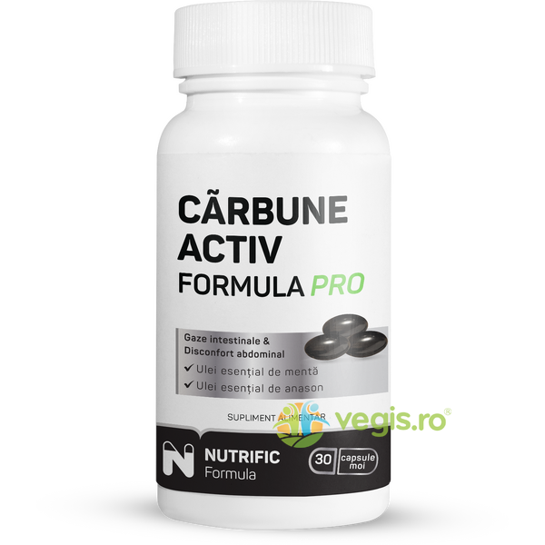 Carbune Medicinal Formula Pro 30cps, NUTRIFIC, Capsule, Comprimate, 3, Vegis.ro