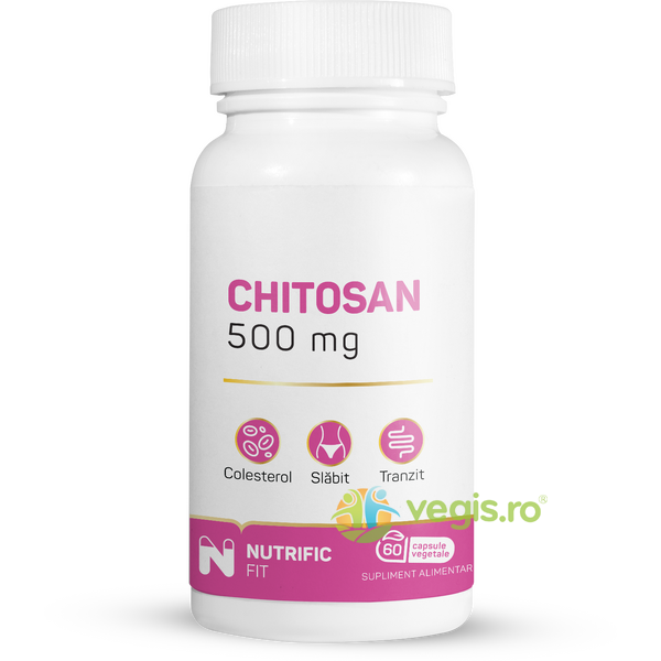 Chitosan 60cps, NUTRIFIC, Capsule, Comprimate, 3, Vegis.ro