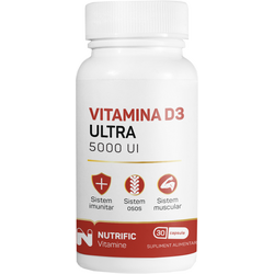 Vitamina D3 Ultra 5000iu 30cps NUTRIFIC