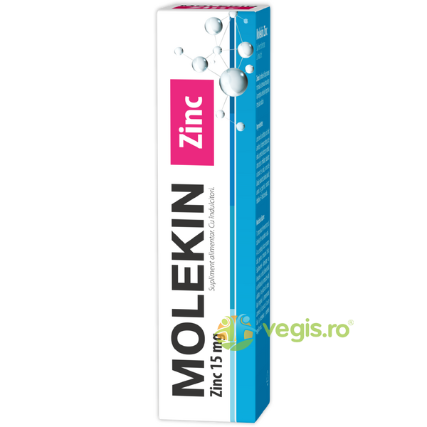 Molekin + Zinc 15mg 20cpr efervescente, ZDROVIT, Capsule, Comprimate, 1, Vegis.ro