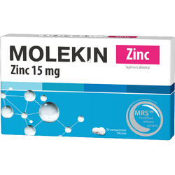 Molekin + Zinc 15mg 30cpr ZDROVIT