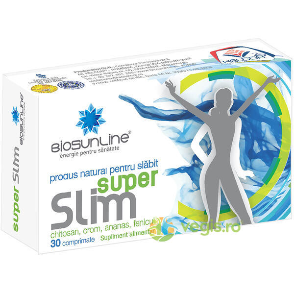 Super Slim 30cpr, BIOSUNLINE, Suplimente de slabit, 1, Vegis.ro