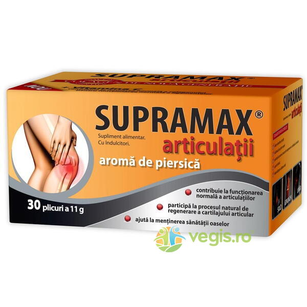 Supramax Articulatii cu Aroma de Piersica 30dz, ZDROVIT, Pulberi & Pudre, 1, Vegis.ro