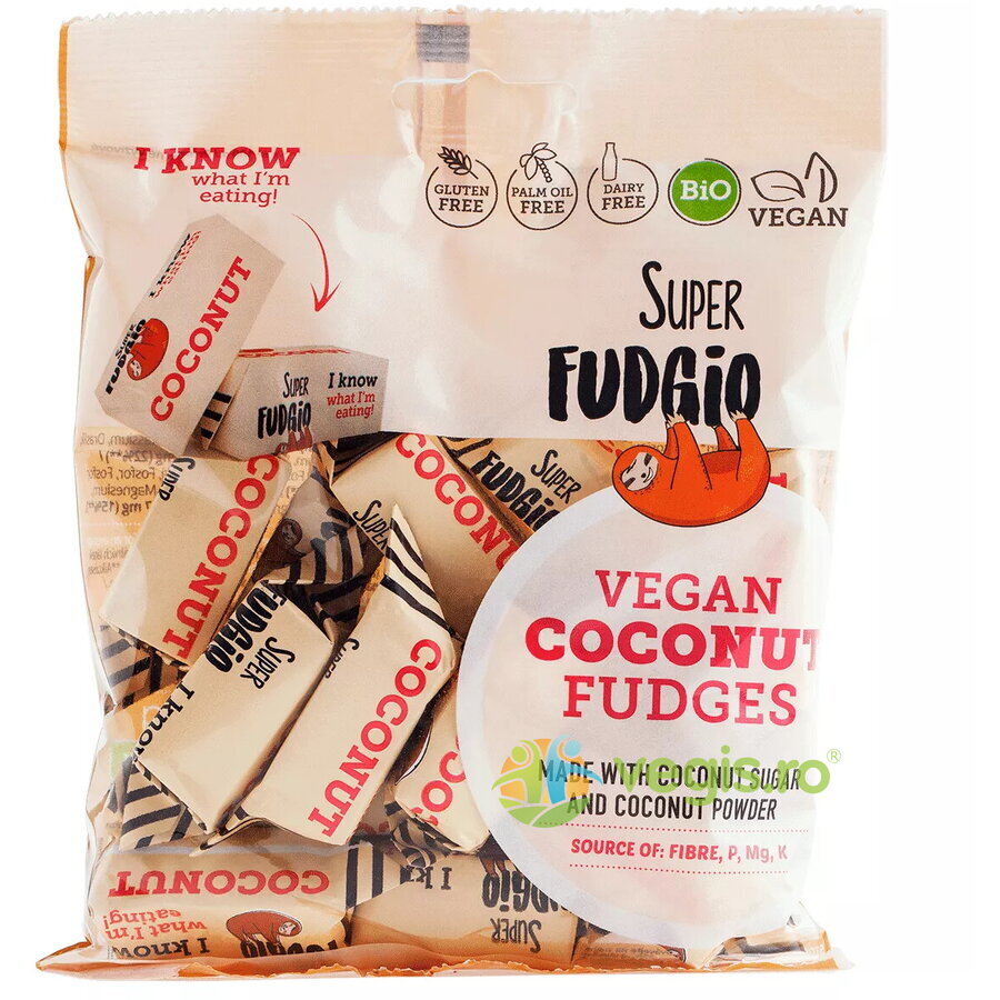 Caramele cu Aroma de Cocos fara Gluten Ecologice/Bio 150g
