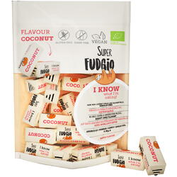 Caramele cu Aroma de Cocos fara Gluten Ecologice/Bio 150g SUPER FUDGIO