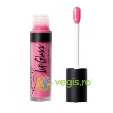 Lipgloss (Luciu de Buze) n.02 Pink Ecologic/Bio 4.8ml, PUROBIO COSMETICS, Cosmetice ten, 2, Vegis.ro