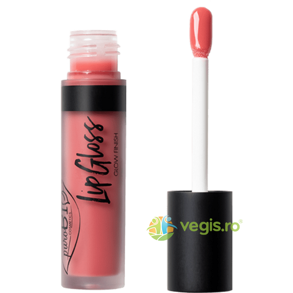 Lipgloss (Luciu de Buze) n.04 Pink Grapefruit Ecologic/Bio 4.8ml, PUROBIO COSMETICS, Cosmetice ten, 2, Vegis.ro