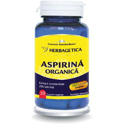 Aspirina Organica 30cps HERBAGETICA