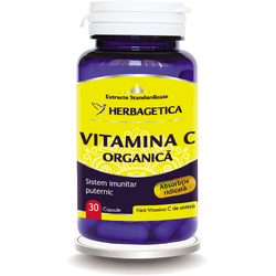 Vitamina C Organica 30cps HERBAGETICA