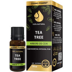 Ulei Esential Integral de Tea Tree pentru Uz Intern 100% Natural 10ml COSMOPHARM