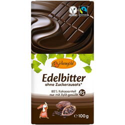 Ciocolata Neagra 85% Cacao Indulcita cu Xylitol fara Zahar 100g BIRKENGOLD