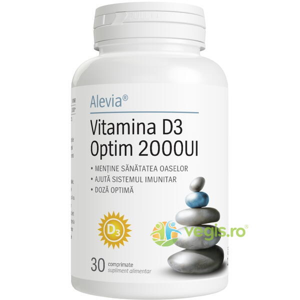 Vitamina D3 Optim 2000UI 30cpr Cadou, CADOU, Capsule, Comprimate, 1, Vegis.ro