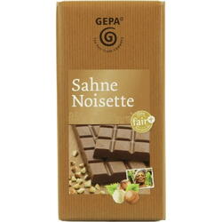 Ciocolata 29% Cacao cu Frisca si Alune 100g GEPA