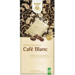 Ciocolata Alba cu Cafea Cafe Blanc Ecologica/Bio 100g GEPA