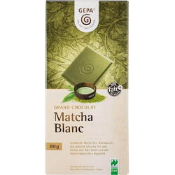 Ciocolata Alba cu Matcha Blanc Ecologica/Bio 80g GEPA