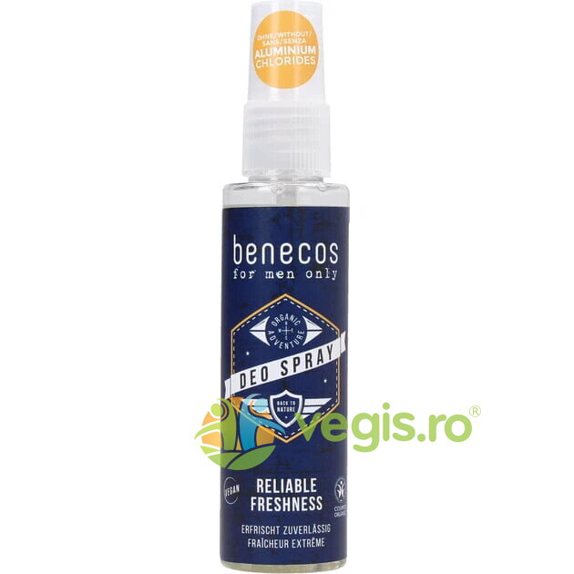 Deodorant Spray pentru Barbati Ecologic/Bio 75ml 75ml imagine 2022