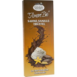 Ciocolata cu Lapte Umpluta cu Frisca, Vanilie si Trufe Ecologica/Bio 100g LIEBHART'S GESUNDKOST