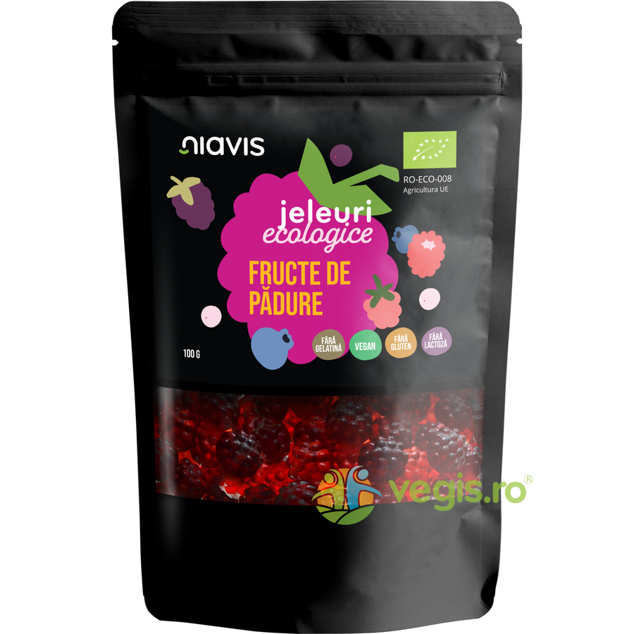 Jeleuri Fructe de Padure fara Gluten Ecologice/Bio 100g Niavis