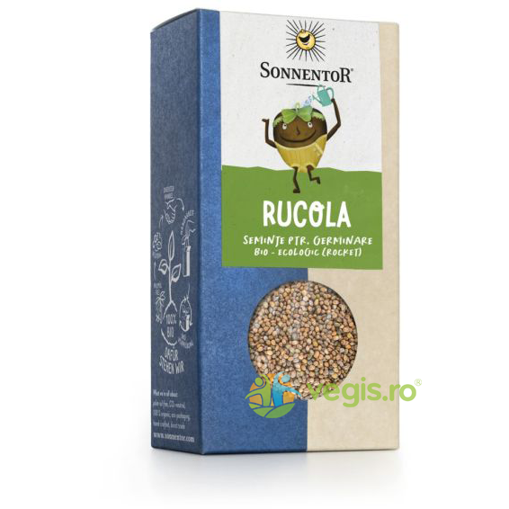 Rucola Seminte pentru Germinare Ecologice/Bio 120g, SONNENTOR, Seminte de cultivat/germinat, 1, Vegis.ro
