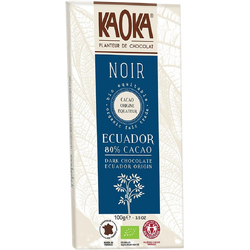 Ciocolata Neagra cu 80% Cacao Ecuador Ecologica/Bio 100g KAOKA