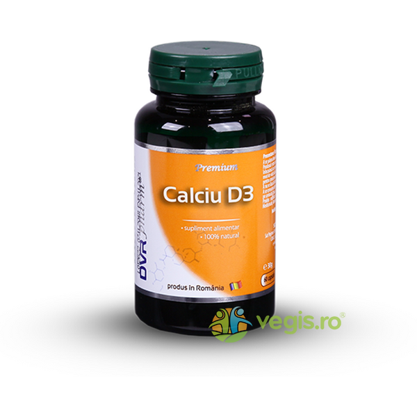 Calciu + Vitamina D3 30cps, DVR PHARM, Capsule, Comprimate, 1, Vegis.ro